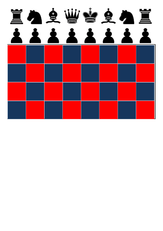 Chess Board Printable Pdf - Printable Board