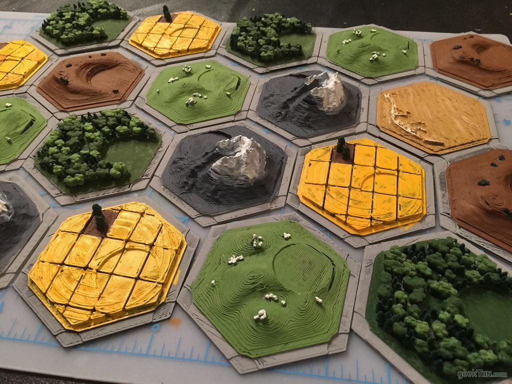 3D Printed Settlers Of Catan Board Game Pieces GeekTAN