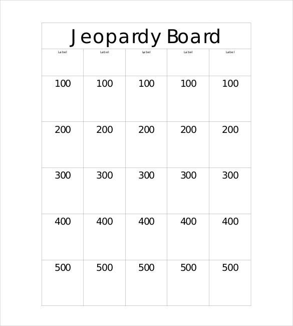 8 Free Jeopardy Templates Free Sample Example Format Download 
