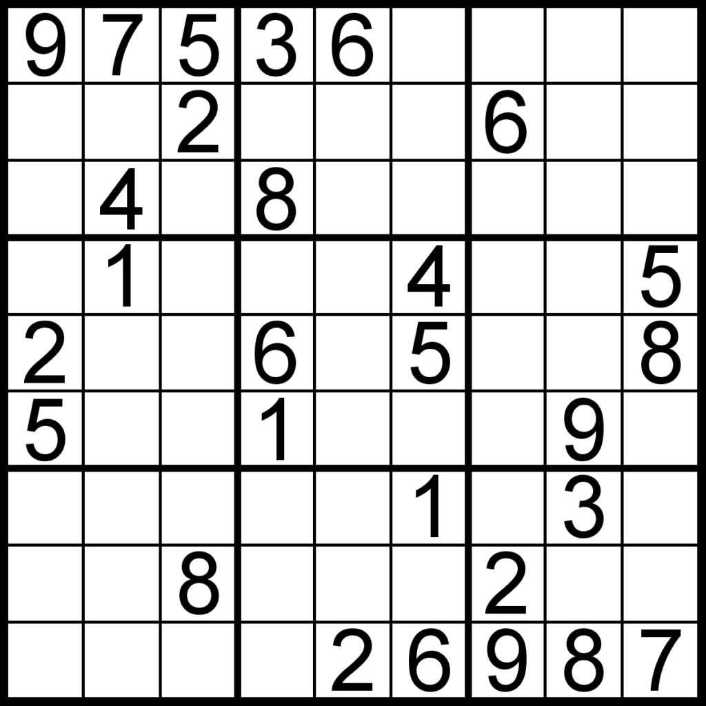 A Brain Teaser Called Sudoku Puzzles Sudoku Puzzles Sudoku Brain 