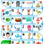 A Z Lower Case Alphabet ESL Board Game Worksheet Free ESL Printable