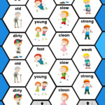 Adjectives Board Game Printable ESL Board Games For Beginners