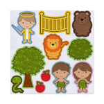 Amazon Adam And Eve Bible Story Felt Play Art Set Flannel Board