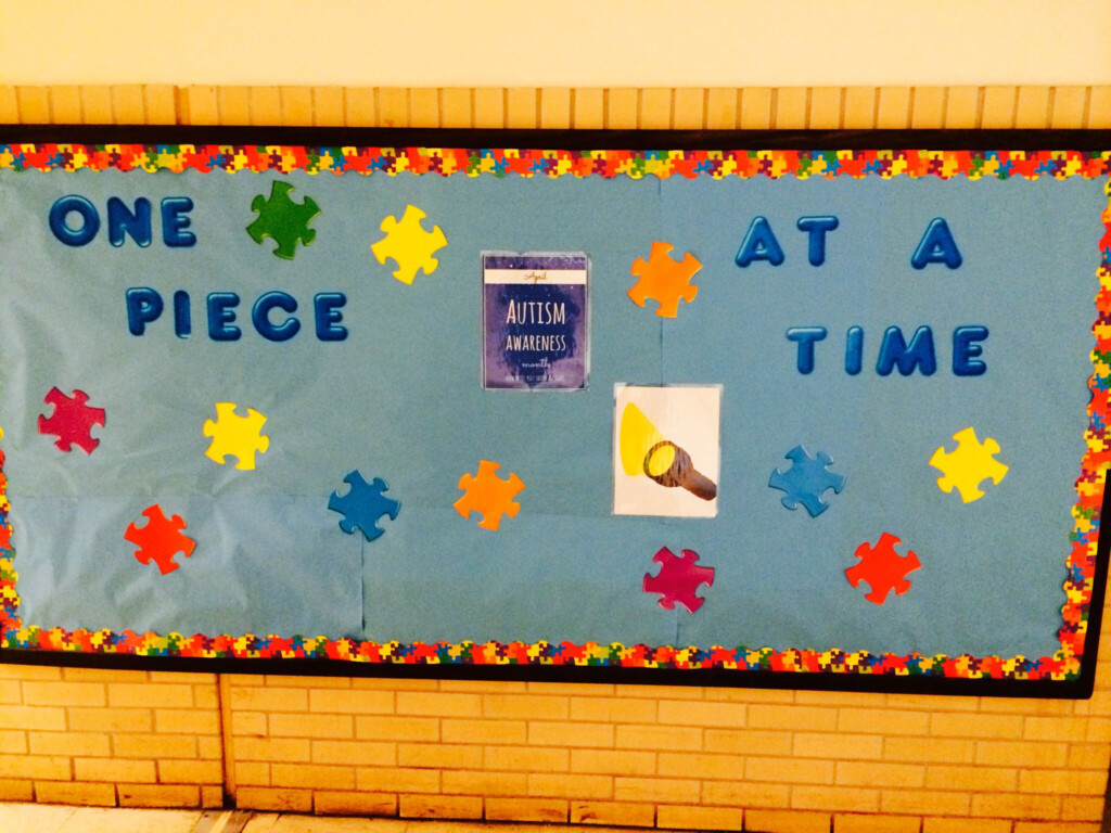 April Autism Awareness Bulletin Board School Pinterest Autism 