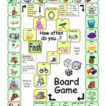 Board Game How Often Worksheet Free ESL Printable Worksheets Made