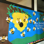 Bumble Bee Bulletin Board Made Using The Silhouette Cameo Bee Themed