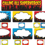 Calling All Superheroes Mini Bulletin Board TCR5825 Teacher Created