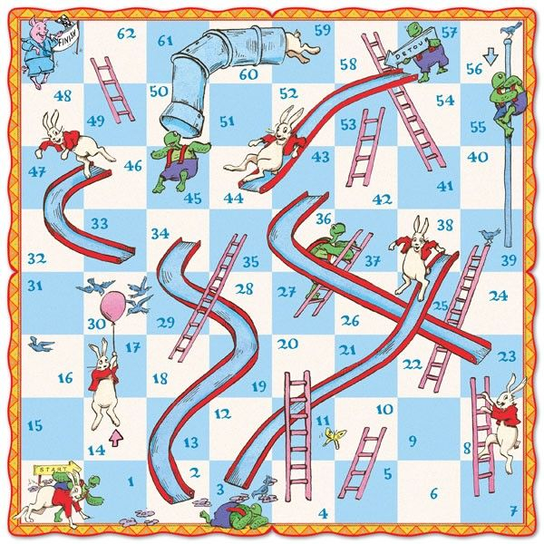 Chutes And Ladders Board Template Chutes And Ladders Board Game Free