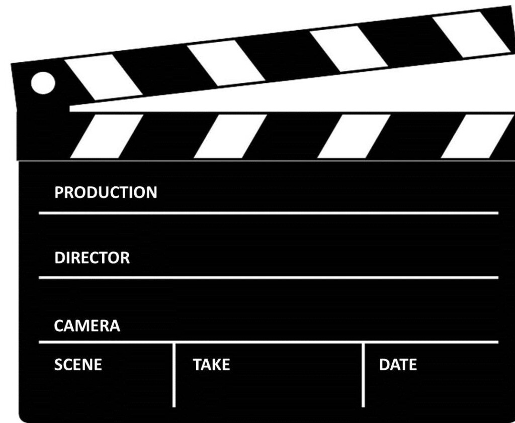 Clapper Board Template ClipArt Best