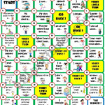 Conversation Board Game first Day Of Class Ice Breaker ESL