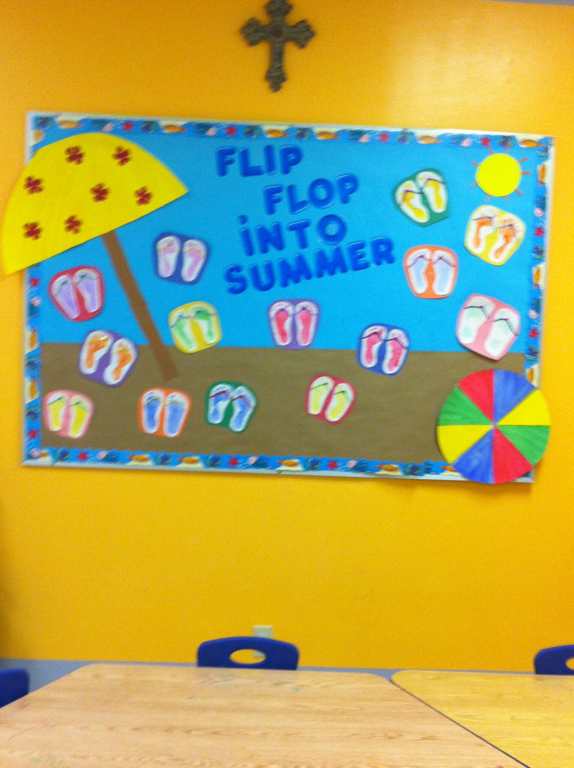 Cute For Countdown To Summer With Images Summer Bulletin Boards 