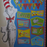 Dr Seuss Class Rules Eureka Cat In The Hat Bulletin Board