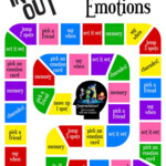 Emotions Board Game Based On Inside Out Social Skills Activities