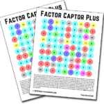 Factor Captor Plus Free Factoring Game Printable Math Games Math