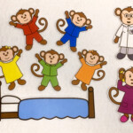 Five Little Monkeys Jumping On Bed Felt Stories Speech Therapy