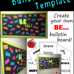 FREE BE Bulletin Board Word Labels Classroom Freebies Bulletin