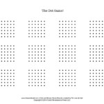 Free Printable Dots And Boxes Game Boards Play The Dot Game