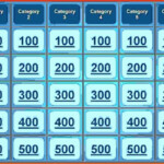 Free Printable Jeopardy Template