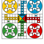 Free Printable Ludo Board Game With Dice And Tokens
