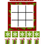 Free Printable Tic Tac Toe Game For Christmas