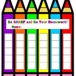 Free Sticker Chart Download Pencil Shaped Sticker Chart Templates For