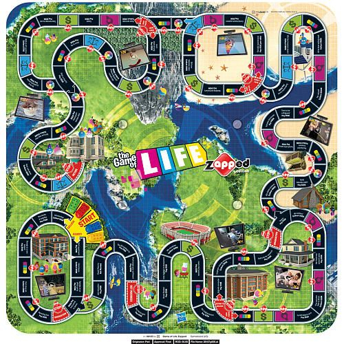 Game of Life Zapped Edition Board Printable Board Games Board Game