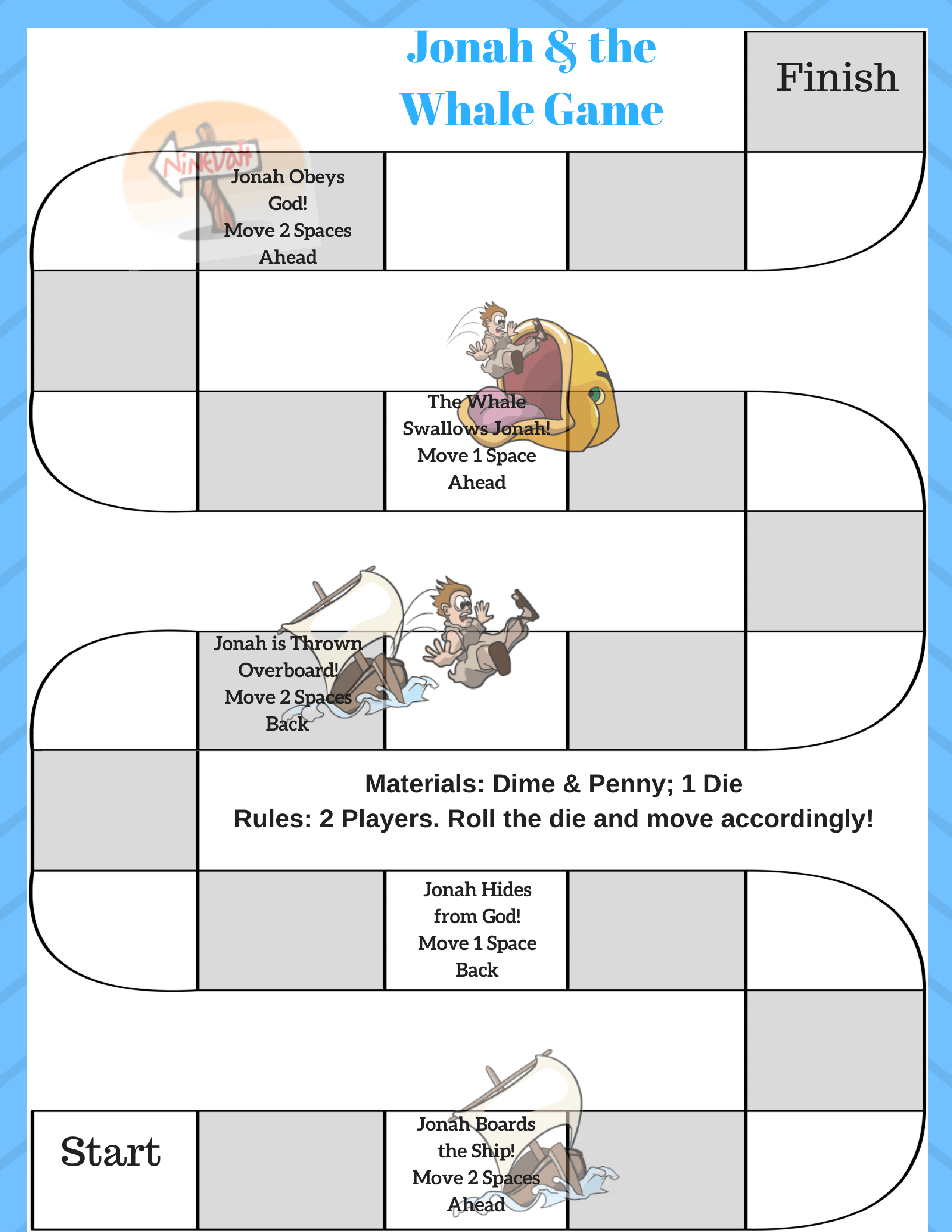 Bible Board Game Printable Printable Board