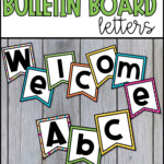 Lettering Template For Bulletin Boards Free Large Printable Bulletin