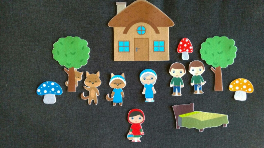 Little Red Riding Hood Felt Board Story Flannel Board