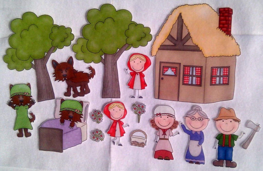 Little Red Riding Hood Felt Board Story Set By ByMaree On Etsy