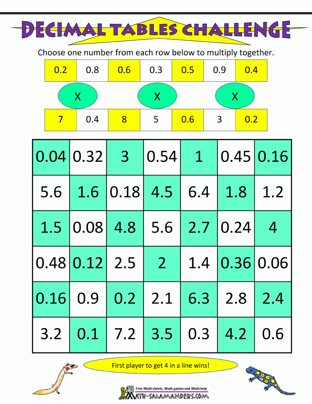 Math Games Fifth Grade