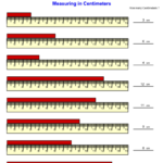 Measuring In Centimeters Worksheet