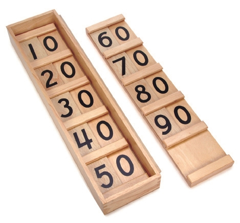 Montessori Materials Tens Boards