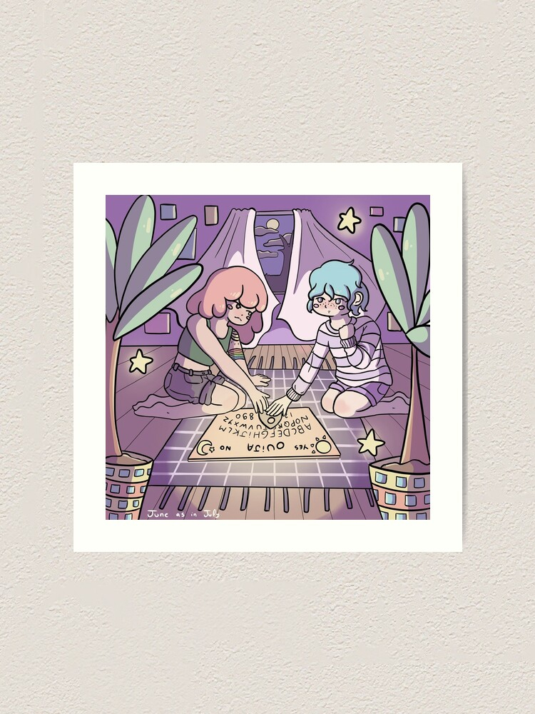 Ouija Board Aesthetic Sticker Art Print By Juneasinjuly Redbubble