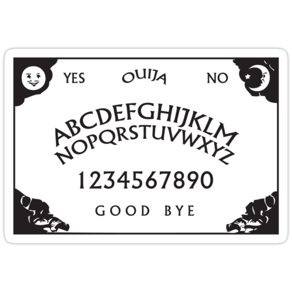  Ouija Board Stickers By Stuartm65 Redbubble