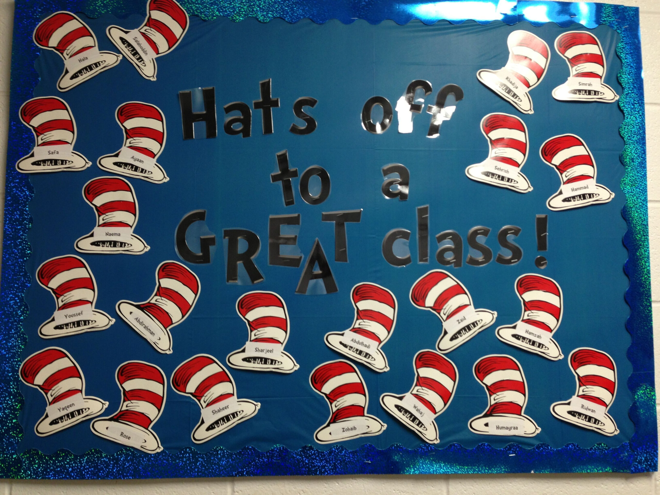 Pin By M Dollar On Back To School Bulletin Boards Dr Seuss Bulletin 