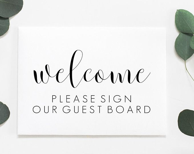 Please Sign Our Guest Board Printable Please Sign Our Guest Board Sign