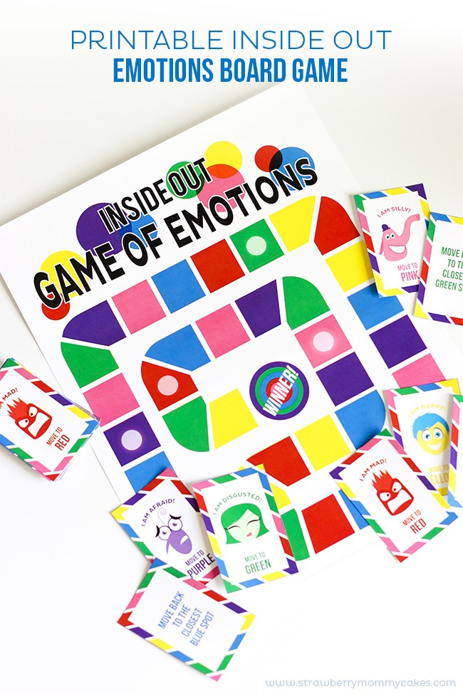 Printable Inside Out Emotions Board Game Printable Crush