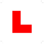 Printable L Plate Template Driving Test Tips