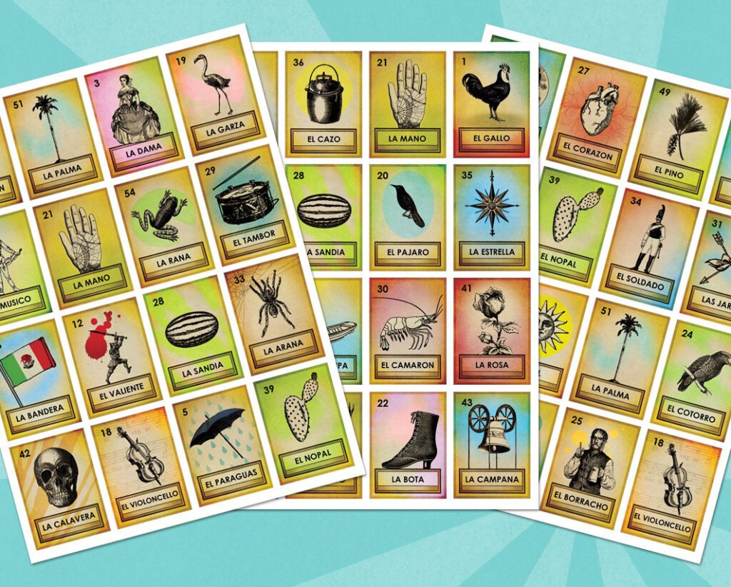 PRINTABLE LOTERIA BOARDS Mexican Bingo Game Original Designs Etsy UK 
