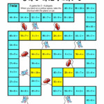 Printable Math Board Games For Kindergarten Math For Children