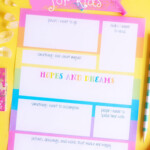 Printable Vision Board Template For Kids Carrie Elle