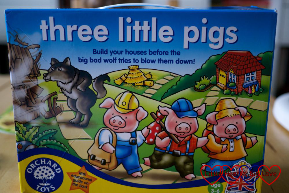 Review The Three Little Pigs Board Game Little Hearts Big Love