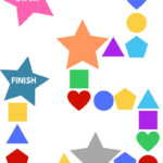 Roll A Shape Printable Game For Preschool Shapes Preschool Preschool