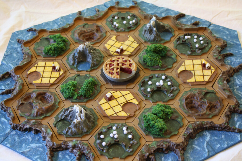 Settlers Of Catan 3d Printed Magnetic Game Board