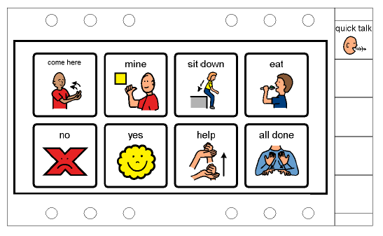 Small Notebook Communication Board Set In PDF Format Communication 