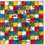 Snake Ladder Game With Images Childhood Games Snakes And