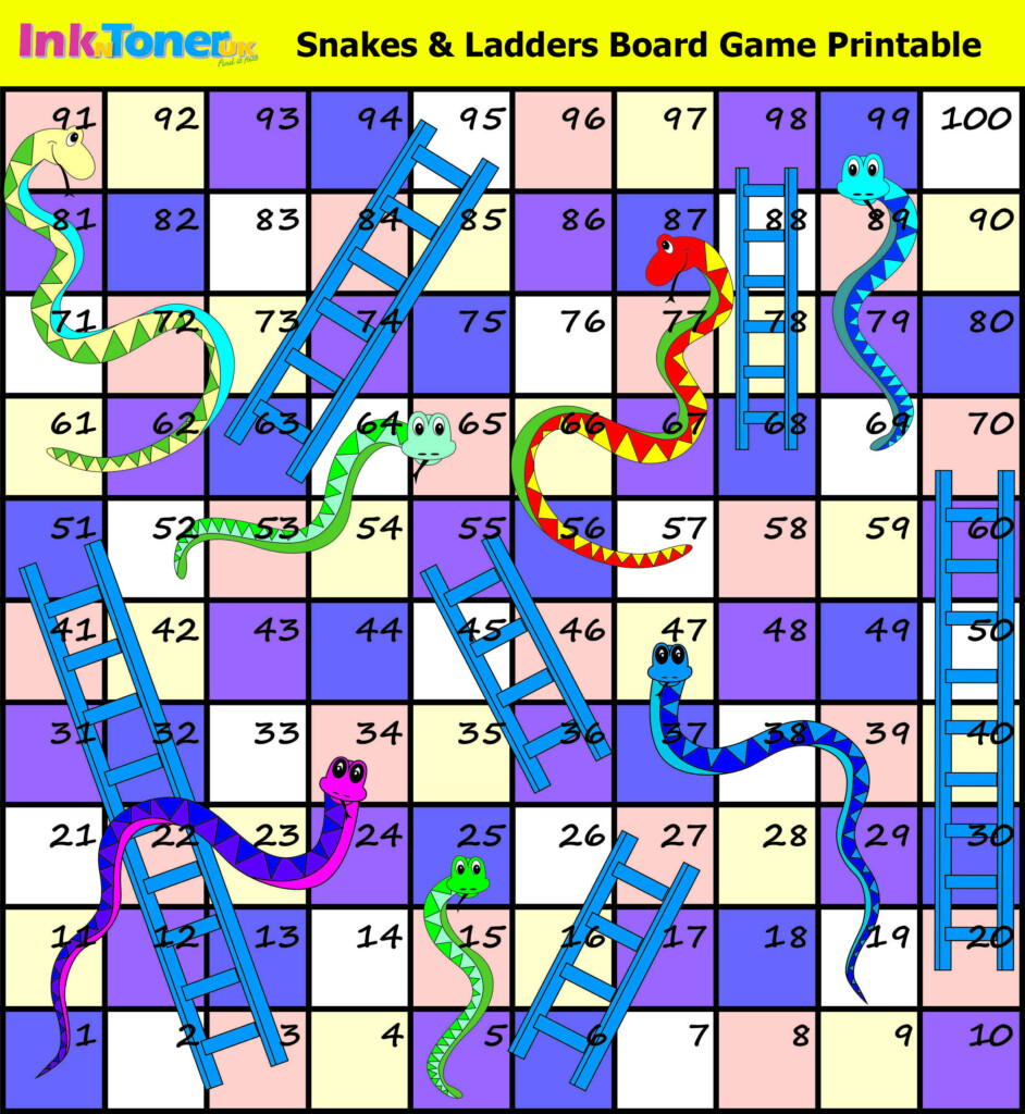 Snakes And Ladders Printable Board Game Inkntoneruk BlogInkntoneruk Blog