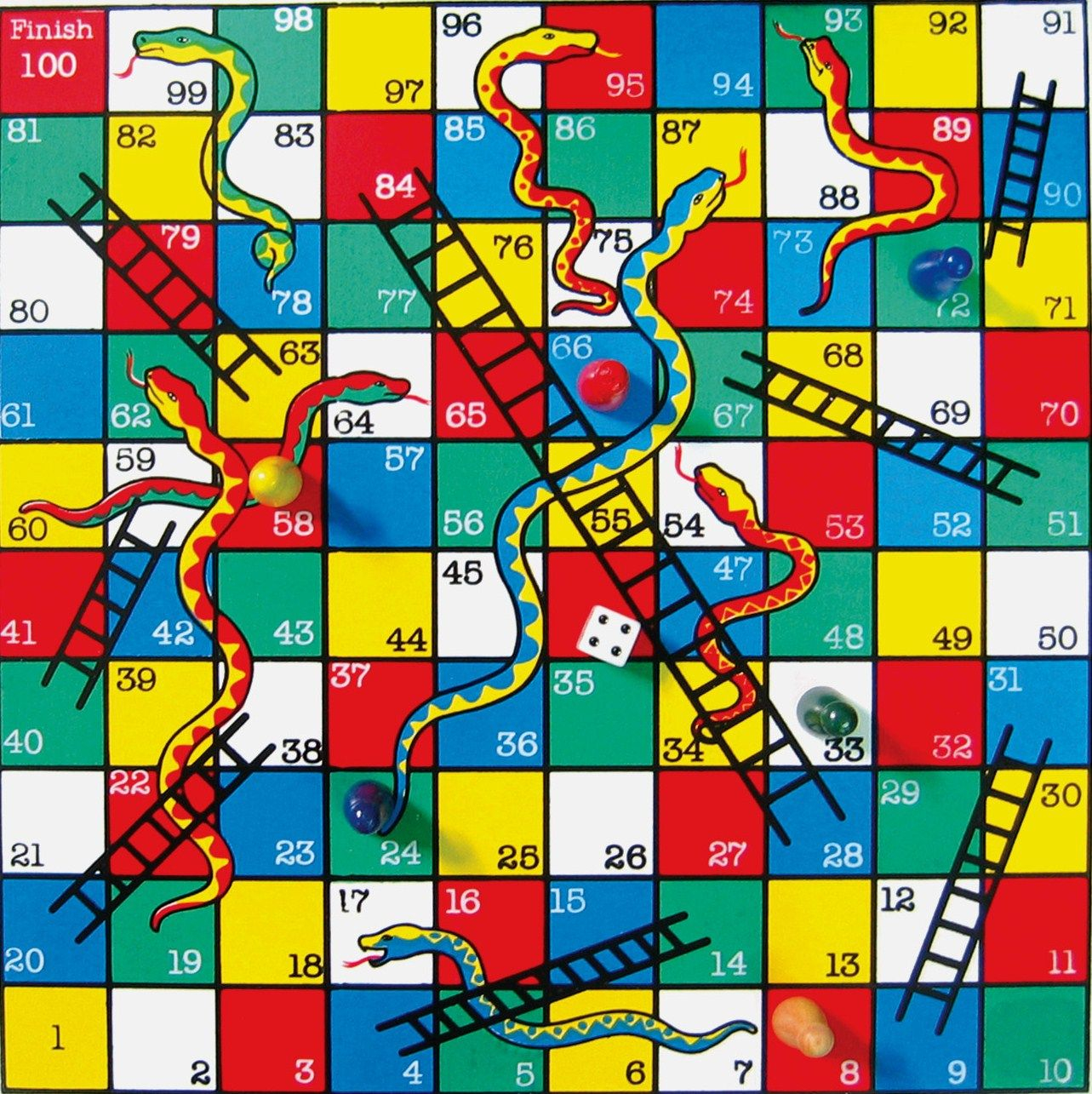 Snakes Ladders Juegos De Mesa Para Ni os Serpientes Y Escaleras 