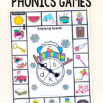 Snowman Theme Phonics Board Games